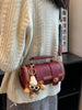 Vintage Barrel Crossbody Bag with Charm test