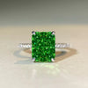 925 Sterling Silver Zircon Geometric Ring test