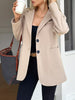 Lapel Collar Button Up Blazer test