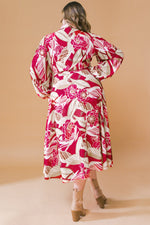 HEART OF WOVEN MIDI DRESS