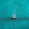 1 Carat Moissanite 925 Sterling Silver Necklace test