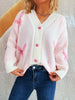 Butterfly Button Up Long Sleeve Cardigan test