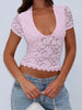 Lace Short Sleeve T-Shirt test