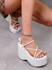 Strappy Platform Wedge Sandals test