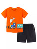 Children's Train Print T-Shirt and Shorts Set test
