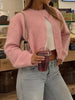 Fluffy Knit Button-Down Cardigan test