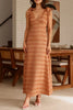 Textured V-Neck Tie Shoulder Dress test