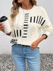 Cable Knit Round Neck Sweater test