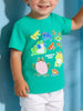 Children's Frog Print Short Sleeve T-Shirt test