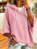 Waffle Knit Quarter-Zip Hoodie test
