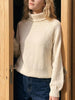 Cable-Knit Turtleneck Long Sleeve Sweater test