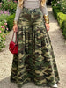 Full Size High-Waisted Camouflage Wide-Leg Jeans Plus Size test