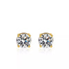 1 Carat Moissanite 925 Sterling Silver Stud Earrings test