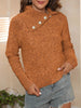 Asymmetric Collared Neck Long Sleeve Sweater test