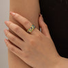 Stainless Steel Evil Eye Ring test