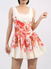 Floral Print Sleeveless A-Line Mini Dress test