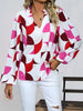 Perfee Frill Notched Long Sleeve Blouse test