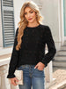 Openwork Flounce Sleeve Top test