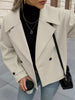 Double-Breasted Wool Blend Outerwear test