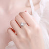 2 Carat Moissanite 925 Sterling Silver Ring test