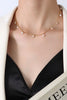 18K Gold-Plated Titanium Steel Pearl Necklace test