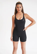 I Am Enough Black Stretch Bodysuit