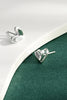 925 Sterling Silver Heart Stud Earrings test