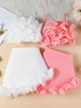 Children's Ruffled Trim Cami Top & Skirt Set test