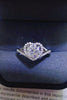 Adored 1 Carat Moissanite 925 Sterling Silver Heart Ring test