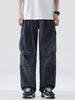 Men's Drawstring Wide Leg Cargo Pants test