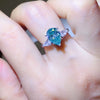 2 Carat 925 Sterling Silver Moissanite Ring test