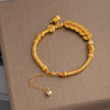 18K Gold-Plated Zinc Alloy Coin Bracelet test