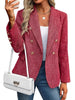 Double-Breasted Lapel Collar Blazer test
