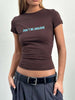 Letter Round Neck Short Sleeve T-Shirt test