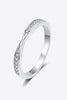 Moissanite Rhodium-Plated Ring test