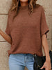 Mock Neck Short Sleeve Sweater test