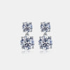 10 Carat Moissanite 925 Sterling Silver Earrings test