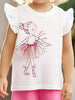 Children's Ballerina Ruffle Sleeve T-Shirt test