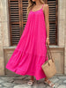 Scoop Neck Tiered Maxi Cami Dress test