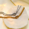 Stainless Steel Twisted Chain Bracelet test