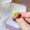 3 Carat 925 Sterling Silver Moissanite Ring test