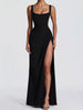 Sleeveless High-Slit Evening Maxi Dress test