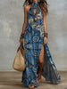 Printed Sleeveless Maxi Dress test