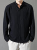 Men's Plus Size Button Up Long Sleeve Shirt test