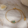 18K Gold-Plated Butterfly Adjustable Bracelet test