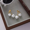18K Gold-Plated Pearl Cherry Earrings test