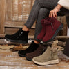 Round Toe Side Zip Boots test