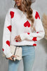 Angel Wings Heart Round Neck Dropped Shoulder Sweater test