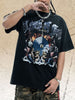 Men's Vintage Graphic Round Neck Oversized T-Shirt test