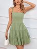 Tiered Tie Shoulder Mini Dress test